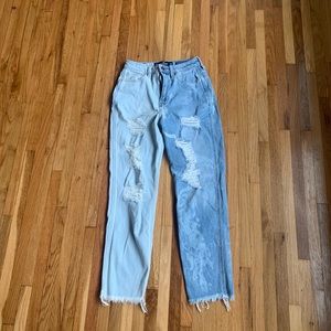 bleached jeans